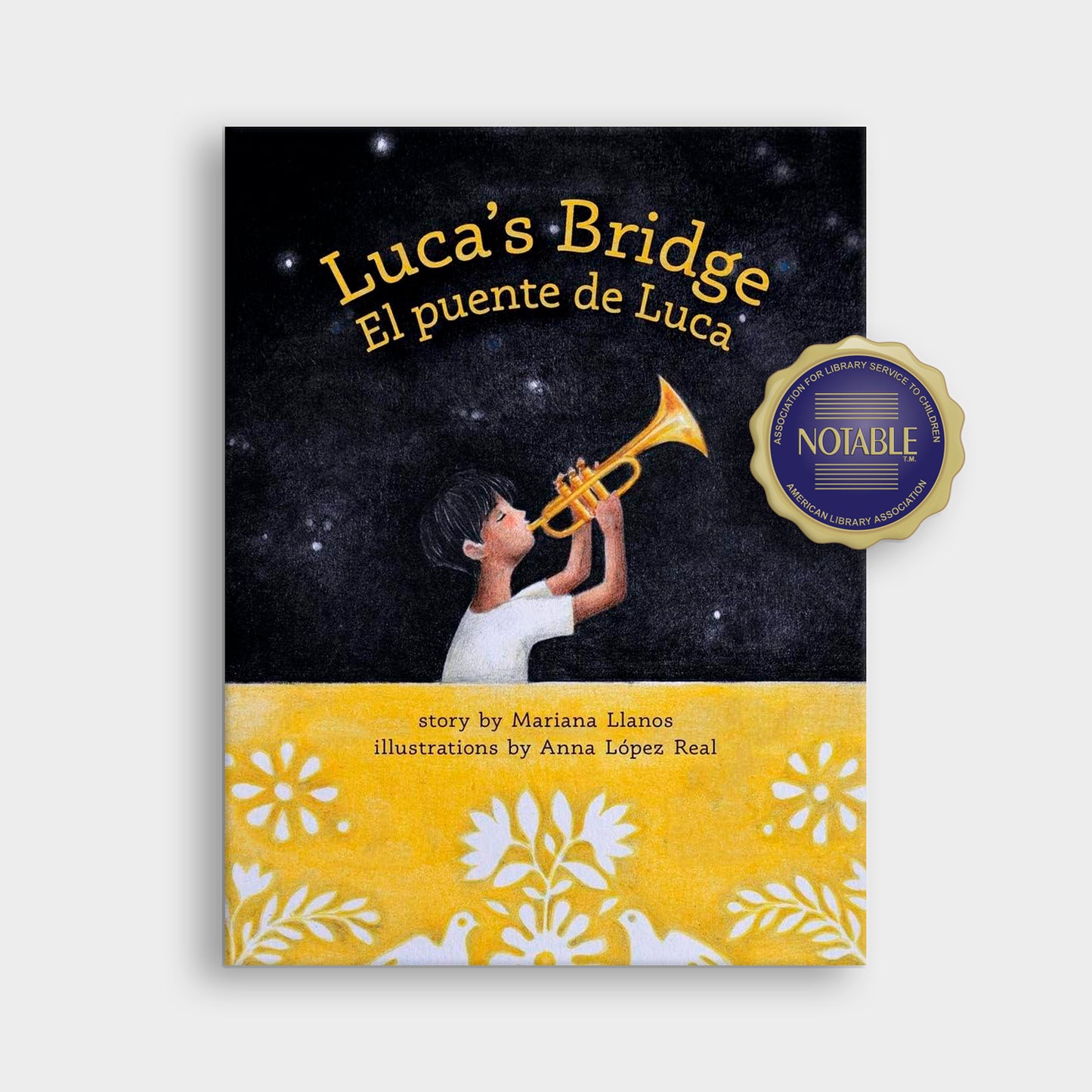 Front Cover for Luca's Bridge with ALSC Notable Seal